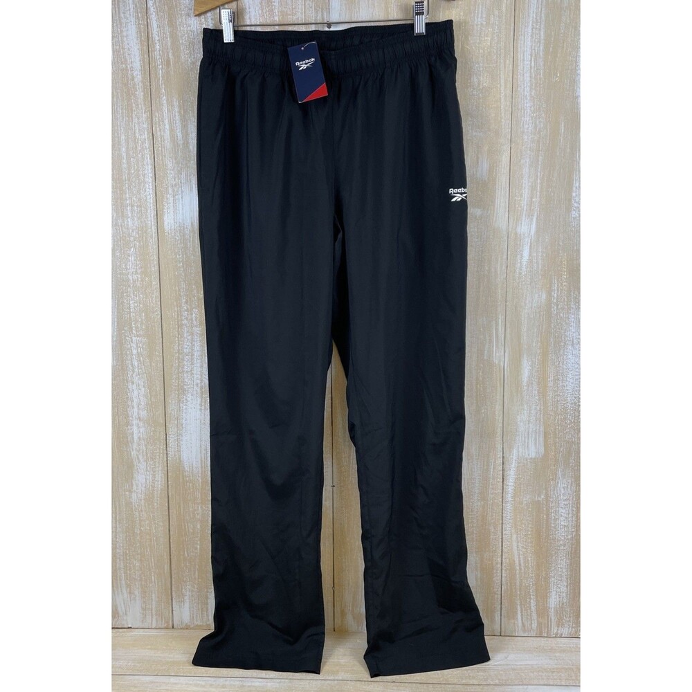 Reebok Men's Large Training Essentials ID Training Pants Woven Black *NWT